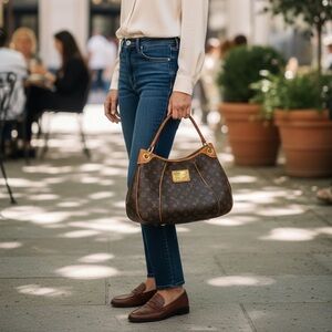 Louis Vuitton Monogram Brown and Tan Shoulder Bag